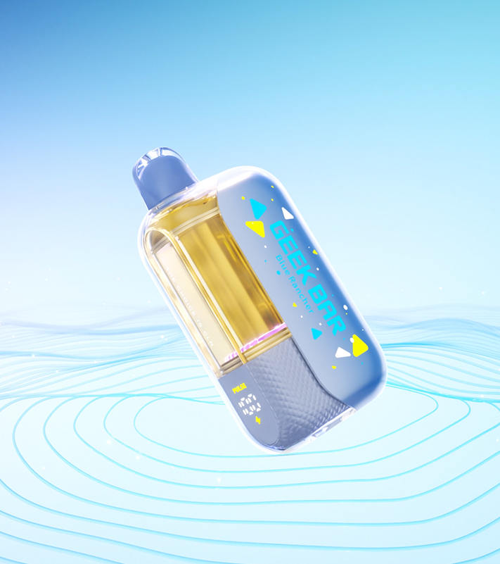 Geek Bar CLR 50K full flavor lineup display showing all available color variants